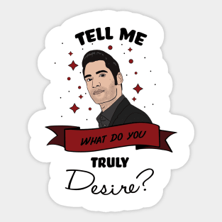 Lucifer Morningstar Sticker